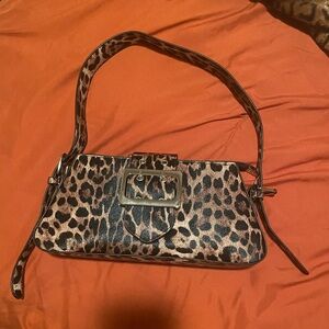 Leopard print bag